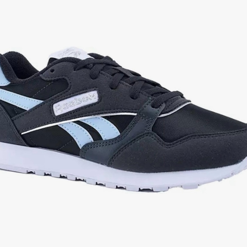 Reebok Charcoal and Sky Blue Athletic Shoes